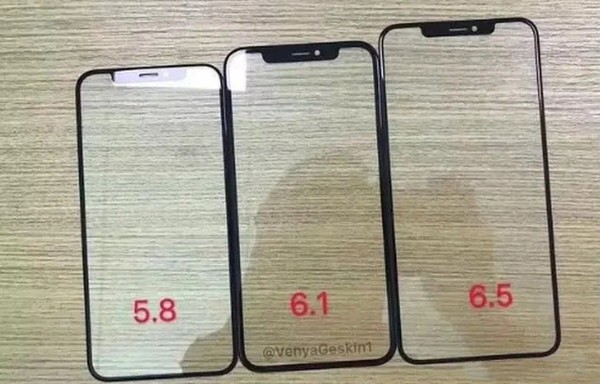 iPhone 11系列前面板（图源推特）