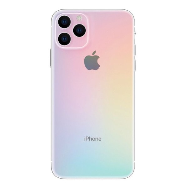 突变色的iPhone（图源微博）