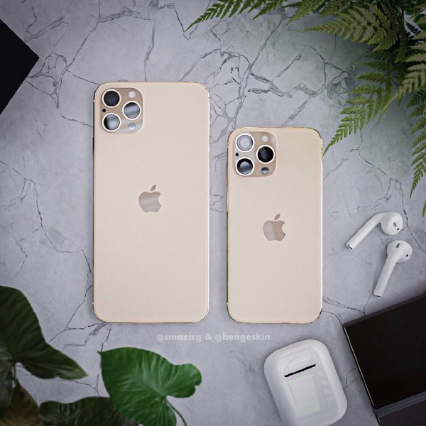 iPhone 12系列烘托图（图源推特）