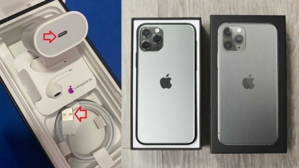 国外男人买iPhone 11 Pro“中奖”？自带一根USB-A数据线